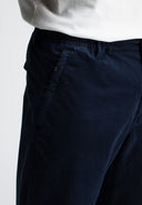 Tristan Sateen Chino | Alaska Blue