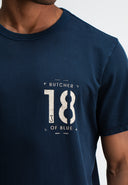 Army 18 Schablonen-T-Shirt | Alaska Blue VD