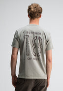 Army 18 Stencil Tee | Slate Grey VD