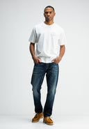 Classic Frat Loose Tee | Titan White