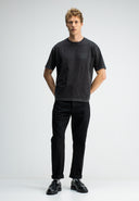 Classic Frat Loose Tee | Montego Black VD