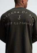 Army QCC Loose Tee LS | Mocha Brown