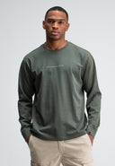 Army QCC Loose Tee LS | Dk. Granite Green VD