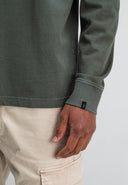 Army QCC Loose Tee LS | Dk. Granite Green VD