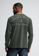Army QCC Loose Tee LS | Dk. Granite Green VD