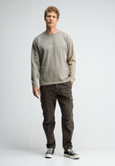 Army QCC Loose Tee LS | Slate Grey VD