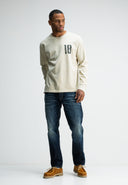 Army 18 Bob Loose Tee LS | Beige Grey