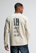 Army 18 Bob Loose Tee LS | Beige Grey