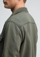 Perry Zip Overshirt | Dk. Granite Green