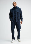 Perry Zip Overshirt | Alaska Blue
