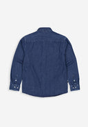 Aidan Worker Denim Shirt | Schmutz Blau