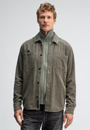 Colby Cord Overshirt | Mocha Brown