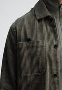 Colby Cord Overshirt | Mocha Brown