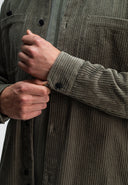Colby Cord Overshirt | Mocha Brown