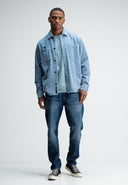 Colby Corduroy Overshirt | Horizon Blue