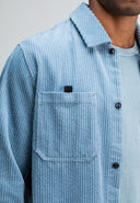 Colby Corduroy Overshirt | Horizon Blue