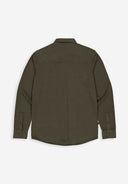 Finn Pocket Jersey Overshirt | Mokka Braun