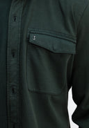 Finn Pocket Jersey Overshirt | Conda Green
