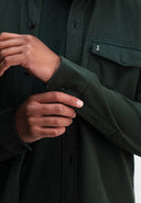 Finn Pocket Jersey Overshirt | Conda Green