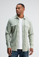 Finn Pocket Jersey Overshirt | Dk. Delphi Green