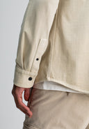 Phil Jersey Overshirt | Beige Grey VD