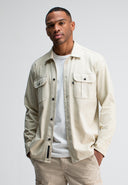Phil Jersey Overshirt | Beige Grau VD