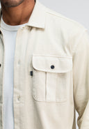 Phil Jersey Overshirt | Beige Grey VD