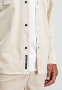 Phil Jersey Overshirt | Beige Grey VD
