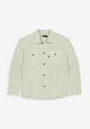 Phil Jersey Overshirt | Dk. Delphi Green