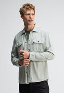 Phil Jersey Overshirt | Dk. Delphi Green