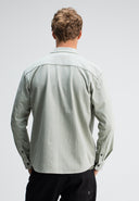 Phil Jersey Overshirt | Dk. Delphi Green
