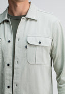 Phil Jersey Overshirt | Dk. Delphi Green