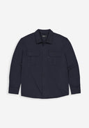 Phil Peached Jersey Overshirt | Alaska Blue