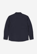 Phil Peached Jersey Overshirt | Alaska Blue