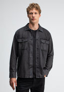 Phil Jersey Overshirt | Montego Black VD