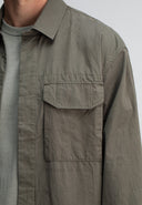 Dan Cotton Overshirt | Dk. Granite Green