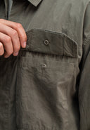 Dan Cotton Overshirt | Dk. Granite Green