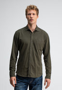 Aidan Peached Jersey-Hemd | Mokka-Braun