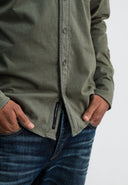 Aidan Peached Jersey Shirt | Dk. Granite Green