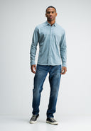 Aidan Peached Jersey Shirt | Horizon Blue