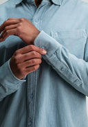 Aidan Peached Jersey Shirt | Horizon Blue