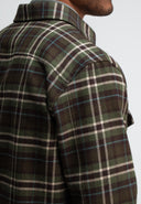 Chief Check Overshirt | Forest Green
