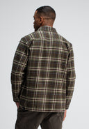 Chief Check Overshirt | Forest Green