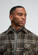 Chief Check Overshirt | Forest Green