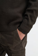 Galway Half Zip | Mocha Brown