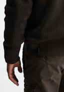 Galway Half Zip | Mocha Brown