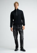Galway Half Zip | Montego Black