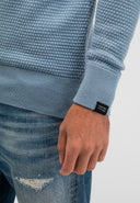 Struktur-Halfzip | Horizon Blue