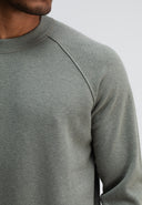 Clifden Sweat Crew | Granite Green