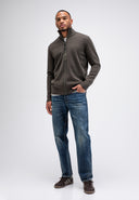 Clifden Full Zip | Mocha Brown